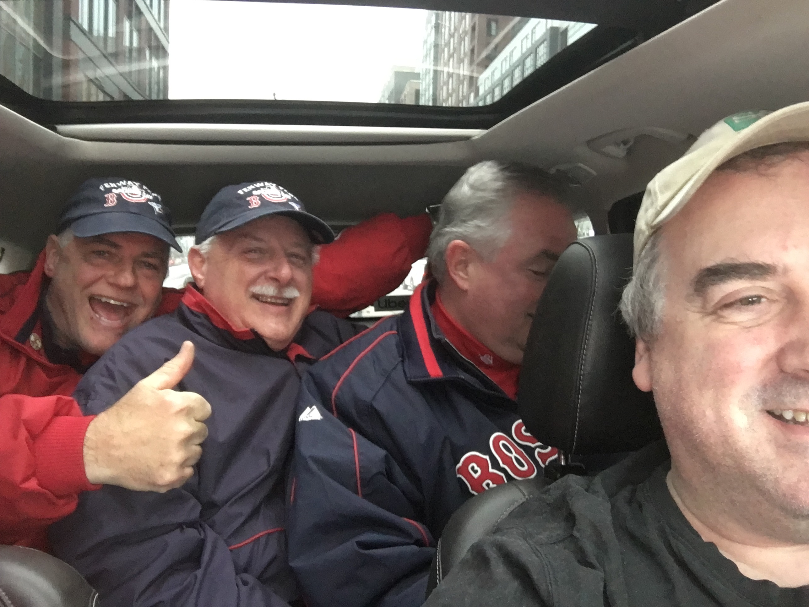 Jim Lantos with riders — Founder, The Rideshare Academy